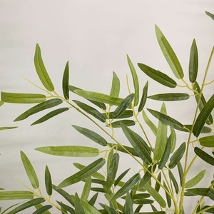 Albero di bambù <span class=keywords><strong>in</strong></span> vaso nero per arredamento Home Office Lucky Money Tree Blooming decorazione albero finto bambù artificiale di lusso - Product Image 6
