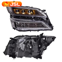 Pour Toyota VELLFIRE phares LED de haute qualité 2015-20222019 2020 mise à niveau nouveau clignotant dynamique de phare en or à trois yeux