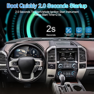Tableau de bord numérique LCD NaviHua nouvelle version 12,3 pouces, cockpit virtuel, compteur de vitesse pour Ford F150 Raptor 2015-2021 - Product Image 3