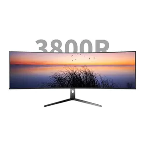 Ultra wide screen with fish 49 inch R3800 Curve screen VA panel 5120*1440 5k 75Hz desktop monitor