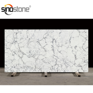 משטח עבודה למטבח מאבן קוורץ מלאכותית גדולה ויוקרתית, דגם 2026, מוסמך NSF, ידידותי לסביבה ועמיד למים. - Product Image 2