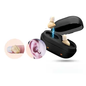 专业定制现代可充电便携式老年人助听器微型助听器2023