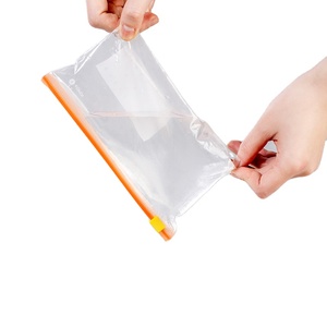 Slider Zipper Plastic Plastic Bag Zipper Fresh Keeping Slider Zipper Bag Plastic Bag