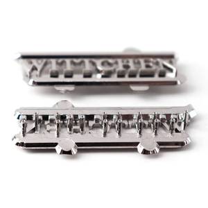 Customizable OEM materials: stainless steel, brass, iron, zinc alloy, metal brand logo, handbag <b>name</b> <b>tag</b> - Product Image 1