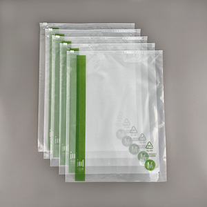 Vertical Zippered Garment Bags Waterproof Dustproof PE Packaging M Size Custom Printed Clothing Storage Bag - Product Image 2