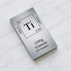 Lámina de Titanio 1300g Grado CP 1 Placa de Metal Ti Densidad 4.54g/cc Número Atómico 22 - Product Image 1