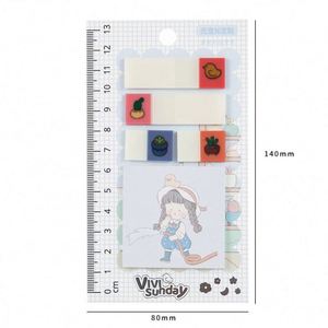 Wholesale Printing Colorful Stationery Journal Sticky Note Set Kawaii Self-Adhesive <b>Memo</b> <b>Pads</b> - Product Image 6