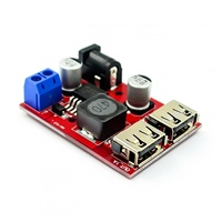 Module convertisseur abaisseur DC-DC à double sortie USB 9V 12V 24V vers 5V 3A 150KHZ pour chargeur de voiture
