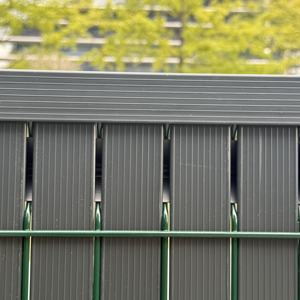 <span class=keywords><strong>Kit</strong></span> d'occultation en PVC pour panneaux de clôture en treillis métallique <span class=keywords><strong>rigide</strong></span> 3D, lattes de confidentialité, étanches, modélisation 3D pour la sécurité du jardin - Product Image 5