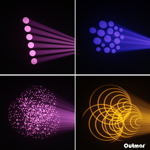 800 डब्ल्यू की अगुवाई वाली Bwsf बीम स्पॉट वॉश तैयार करने के नेतृत्व वाली प्रोफ़ाइल की वजह से सिर की रोशनी - Product Image 6