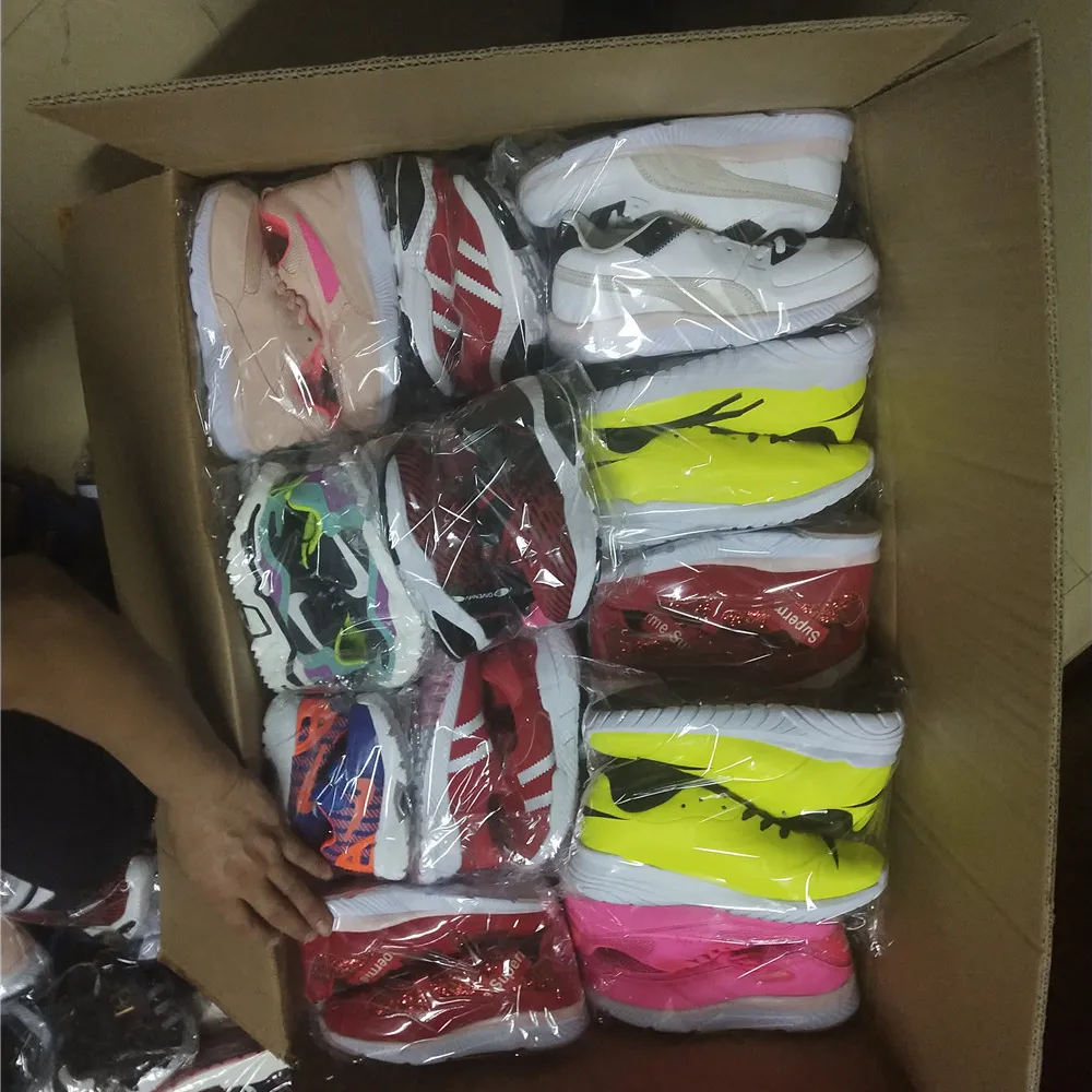 Смешанные стильные модные сетчатые Повседневные детские спортивные кроссовки для бега со склада обуви