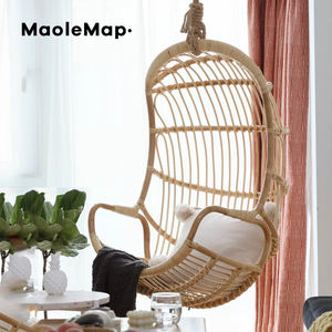 Muebles de patio silla colgante juegos de jardín sillas para eventos tumbona de piscina terraza al aire libre restaurante interior ratán <span class=keywords><strong>huevo</strong></span> silla <span class=keywords><strong>columpio</strong></span> - Product Image 3