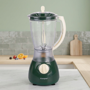 Frullatore Elettrico Kooper 1.8L, 4 Velocità, Funzione Pulse, 350W, 220-240V, Cavo 120cm, per Frullati Domestici, Verde Avorio, Plastica - Product Image 3