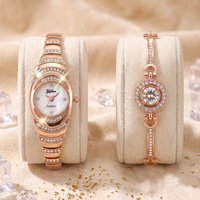 Bijoux pour femmes, montre, mode, tendance, affaires, polyvalent, luxe, diamant, ciel étoilé, élégant, quartz, petit cadran, montre-bracelet