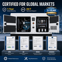 Leiser Dieselgenerator der Marke UK, EPA-konform, 15 kVA, 20 kVA, 30 kVA, 40 kVA, 50 kVA, 30 kW, 40 kW, 50 kW, Bestpreis, mit ATS, 60 Hz, 480 V Frequenz