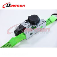 Sangles d'arrimage automatiques rétractables DAWSON de 25 mm x 1,8 m, sangle d'arrimage à cliquet de 1 pouce x 6 pieds
