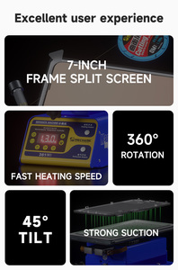 Cơ Khí 361 SE + Đa Chức Năng Màn Hình LCD Tách Máy Tự Động Sưởi Ấm Nền Tảng Cho Điện Thoại Sửa Chữa Kính Khung Loại Bỏ Công Cụ - Product Image 2