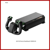 MOZA YOKE Combo de vol multifonctionnel et quadrant d'accélérateur (AY210/AY90) – Ensemble d'équipement de simulation de vol DCS