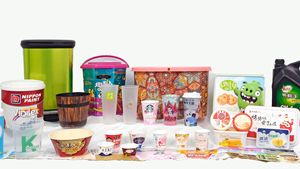 Pp Material Temperature Change Film Laminated White Background Label <strong>Starbucks</strong> <strong>Plastic</strong> <strong>Cup</strong> Glossy IML Label Printing - Product Image 6