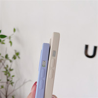 Étui de téléphone magnétique antichoc en TPU liquide pour 15/14/13/12/11 Pro Max/Mini/XR/XS/15 Plus avec design en relief