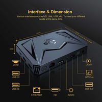 Reproductor Multimedia X96Q PRO+ Android 14.0 Allwinner H728 Compatible con WiFi 2.4G/5G BT5.0 Salida 8K UHD Ethernet 1000M H.265 X96