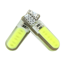 10x T10 W5W 194 COB 12SMD LED Lumières de voiture, éclairage de dégagement, ampoule de lecture automatique, plaque d'immatriculation, éclairage latéral, éclairage intérieur, éclairage de coffre, 12V