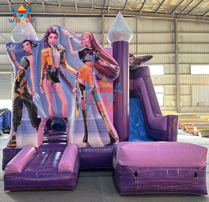 Castello Gonfiabile Commerciale K-PoP Demon Hunters con Piscina, Nuovo Arrivo, per Noleggio Feste - Perfetto per Bambini! - Product Image 2