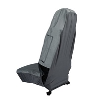 Protecteur de siège de voiture Taille personnalisée Style sport Housses de siège avant en rouge en tissu Oxford doux