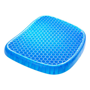 Cojín de Gel para Asiento de Coche, 30x38cm, Diseño de Panal Refrigerante, Almohadilla para Silla de Oficina, Uso en Verano - Product Image 1