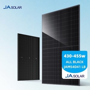 <span class=keywords><strong>JA</strong></span> JAM54D41 LB 430-455W <span class=keywords><strong>JA</strong></span> Panel solar 430 440 445 450 <span class=keywords><strong>455</strong></span> Watt N-Type Bifacial Double Class Black Module - Product Image 1