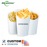 Boîtes rigides en papier couché personnalisées, jetables, biodégradables, réutilisables, de qualité alimentaire, pour en-cas, chips, avec revêtement UV