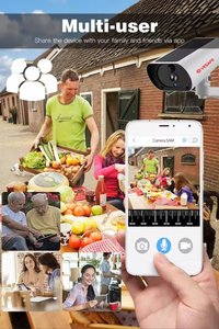 Cámara <span class=keywords><strong>de</strong></span> Seguridad VESAFE 1080p HD CCTV IP, Vigilancia WiFi para Exteriores, IP67 Impermeable, Visión Nocturna, Audio Bidireccional, SIM 4G, Solar - Product Image 4