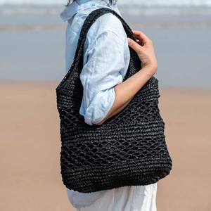 กระเป๋าชายหาดปี 2025 ลายกระดาษวันหยุดริมทะเล สไตล์ฝรั่งเศส สะพายไหล่สองข้าง ผ้าโพลีเอสเตอร์บุซับใน ทันสมัย จุของได้เยอะ ใช้งานได้หลากหลาย - Product Image 1