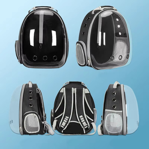 Fluggesellschaft-Zugelassene Große Kapazität Kleintier-Welpen-Hundetragetasche Atmungsaktiver Faltbarer Transparenter Bubble-Katzen-Reiserucksack - Product Image 3