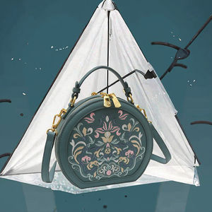 Sac à bandoulière de luxe pour femme en PU de haute qualité, imprimé, portable, avec fermeture à bouton, deux sangles, imperméable - Product Image 2