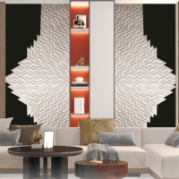 Papier peint en tissu de style moderne pour la décoration murale intérieure insonorisante de la chambre à coucher dans les hôtels et les chambres