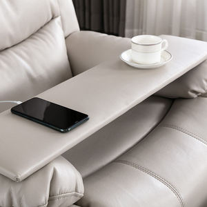 Canapés inclinables pivotants à bascule personnalisés, best-sellers, fauteuil inclinable relaxant en cuir PU blanc - Product Image 5