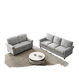 Ensemble de canapés modulaires personnalisés en cuir PU avec housse amovible pour salon, parc, école et atelier - Product Image 1