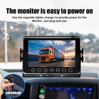 Système de caméra AHD pour véhicule de sécurité, surveillance de voiture et camion, kit moniteur de recul 7 pouces, DVR 1080P robuste
