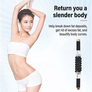 Masseur corporel Feika <span class=keywords><strong>pour</strong></span> éliminer la cellulite, les graisses, les douleurs aux jambes, au cou et aux pieds, rouleau de drainage lymphatique, masseur des tissus profonds - Product Image 5