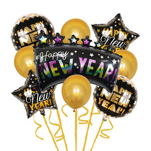 Décoration de fête nouvel an <span class=keywords><strong>2023</strong></span>, ensemble de ballons en aluminium de 18 pouces pour la décoration du joyeux nouvel an - Product Image 4