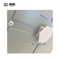 Porte en aluminium moderne simple, isolée thermiquement, certifiée NFRC, étanche et insonorisée, sur mesure pour appartement et bureau