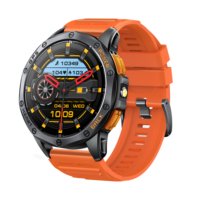 Reloj Inteligente K67 para Natación con Linterna, GPS, Resistente al Agua, Correa de Silicona, Brújula Barométrica, Altímetro, Respuesta de Voz por IA, Llamadas, Calendario