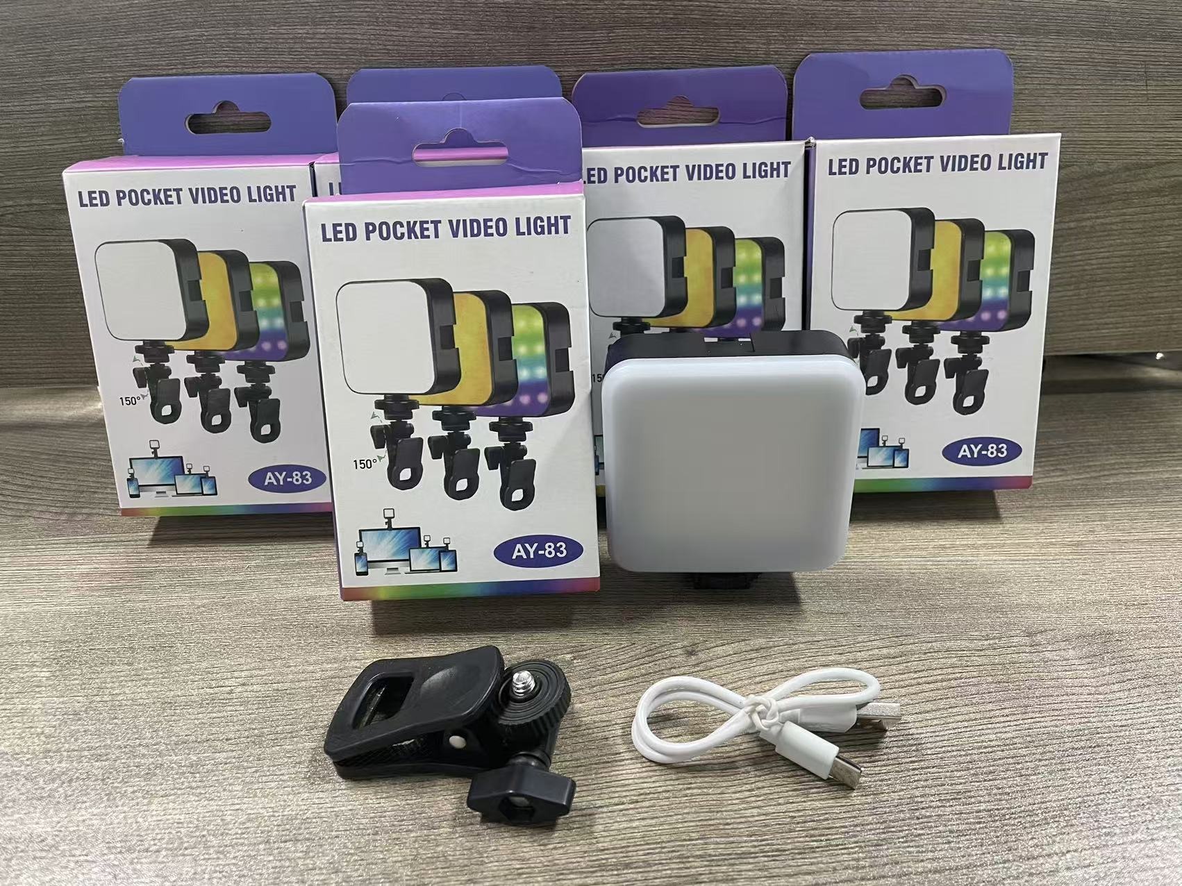 Photography AY-83 Led Pocket Video Light Led Rgb Light for Phones