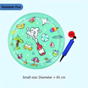 Verdickte PVC-verstärkte Taft Haustier Wasser sensorische Spiel matte Cartoon Polka Dot Design für Hunde und Katzen alle Jahreszeiten verwenden - Product Image 5