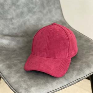 Vente en gros de casquettes de baseball en daim avec logo personnalisé casquettes de baseball en daim couleur unie avec quantité minimale de commande inférieur en stock - Product Image 6