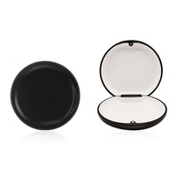 Boîte de rangement pour appareil dentaire orthodontique avec logo personnalisé (matériau PC/PC+TPE, forme ronde) pour l'orthodontie