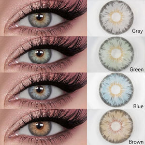 Lalens - Lentes de Contacto de Color <span class=keywords><strong>Mensuales</strong></span> Desechables al por Mayor, Lentes de Contacto de Color para Miopía con Graduación de -1.00 a -8.00 - Product Image 2