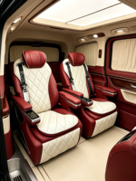 Accessoires intérieurs de luxe pour van : Siège Capitaine avec chargement USB pour Toyota Alphard, Vito, V-Class – Siège de modification automobile