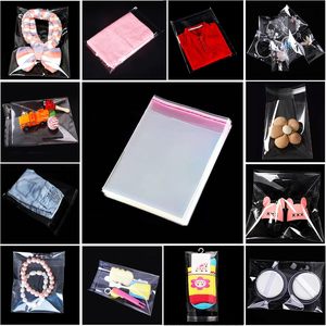 Bolsas Planas de Plástico OPP Transparente Extra Gruesas y Resistentes con Impresión en Huecograbado y Sello Adhesivo Seguro para Empacar Ropa, Zapatos y Calcetines - Product Image 5